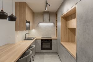 Modern lakás konyha